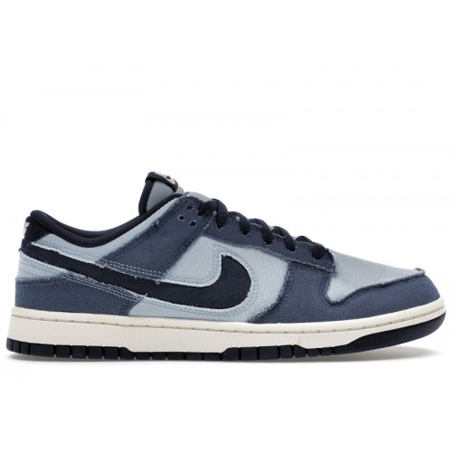 Nike Dunk Low Light Armory Blue Denim - мужская сетка размеров