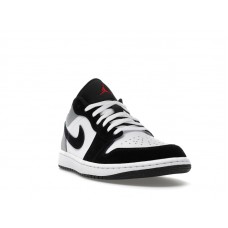 Jordan 1 Low SE White Fire Red Black Matte Silver