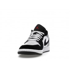 Jordan 1 Low SE White Fire Red Black Matte Silver