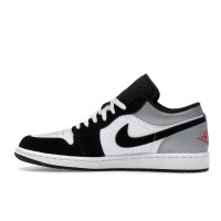 Jordan 1 Low SE White Fire Red Black Matte Silver