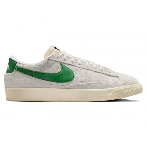 Кроссы Nike Blazer Low 77 PRM Coconut Milk Kelly Green - мужская сетка размеров