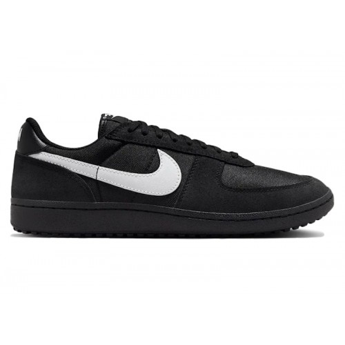 Кроссы Nike Field General 82 SP Black White (Black Heel Tab) - мужская сетка размеров