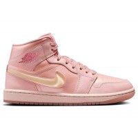 Женские кроссовки Jordan 1 Mid Patent Valentines Day (W)