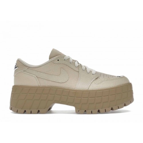 Wmns Air Jordan 1 Low Brooklyn Rattan - женская сетка размеров