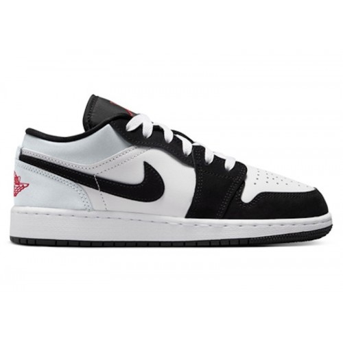 Кроссы Jordan 1 Low SE Panda Toe (GS) - подростковая сетка размеров