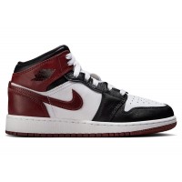 Подростковые кроссовки Jordan 1 Mid SE Dark Pony (GS)