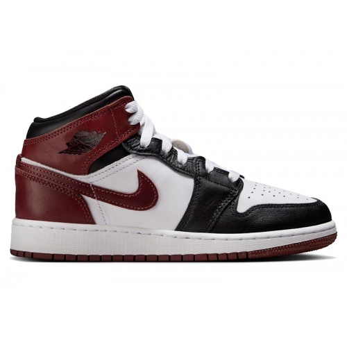 Кроссы Jordan 1 Mid SE Dark Pony (GS) - подростковая сетка размеров