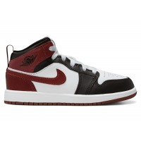 Детские кроссовки Jordan 1 Mid SE Dark Pony (PS)