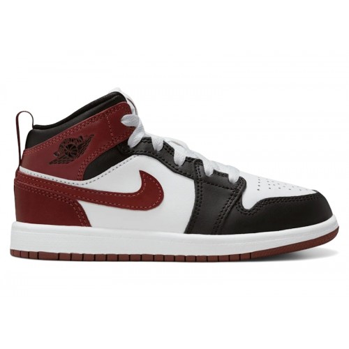 Кроссы Jordan 1 Mid SE Dark Pony (PS) - детская сетка размеров
