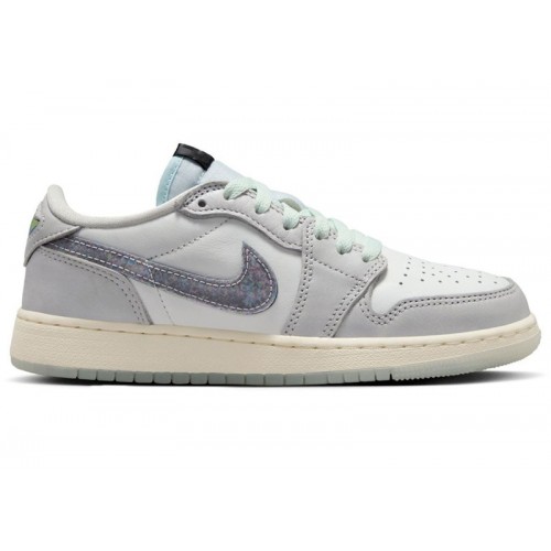 Кроссы Jordan 1 Retro Low OG Year of the Snake (2025) (GS) - подростковая сетка размеров