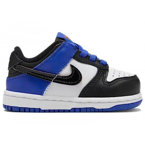 Кроссы Nike Dunk Low SE White Racer Blue (TD) - детская сетка размеров