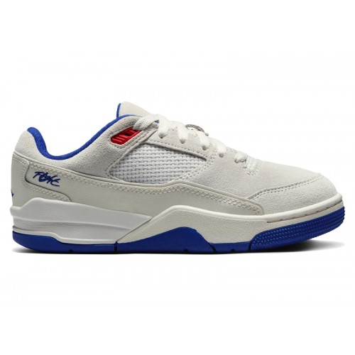 Кроссы Jordan Flight Court Beige Royal (GS) - подростковая сетка размеров