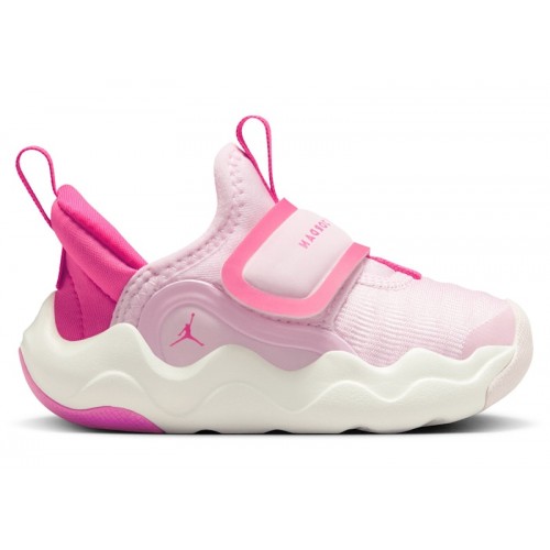 Кроссы Jordan 23/7.2 EasyOn Pink Foam Summit White Hyper Pink (TD) - детская сетка размеров