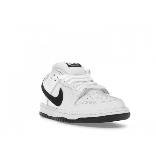 Кроссы Nike SB Dunk Low White Black - мужская сетка размеров
