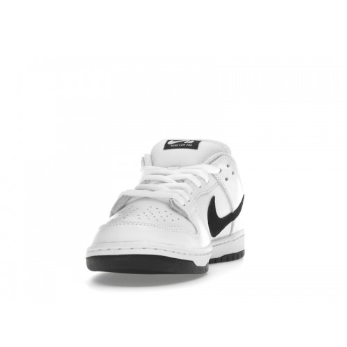Кроссы Nike SB Dunk Low White Black - мужская сетка размеров