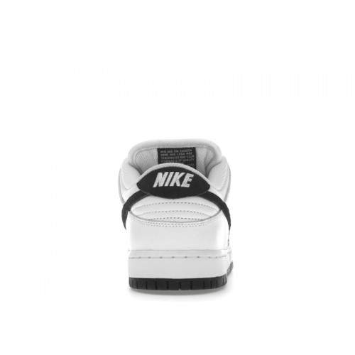 Кроссы Nike SB Dunk Low White Black - мужская сетка размеров
