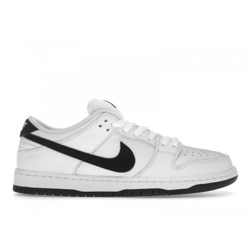 Кроссы Nike SB Dunk Low White Black - мужская сетка размеров