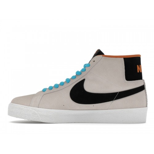 Кроссы Nike SB Zoom Blazer Mid Olympic Safari - мужская сетка размеров