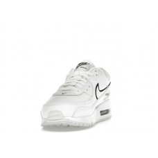 Nike Air Max 90 White Black Outlined Swoosh