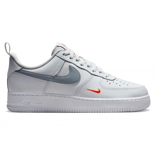 Кроссы Nike Air Force 1 Low 07 Photon Dust Safety Orange - мужская сетка размеров
