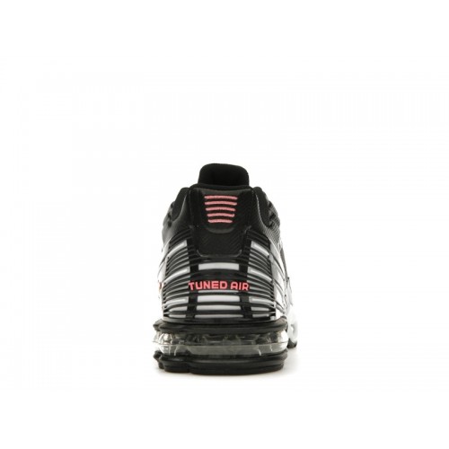 Кроссы Nike Air Max Plus 3 Black White Chamois - мужская сетка размеров