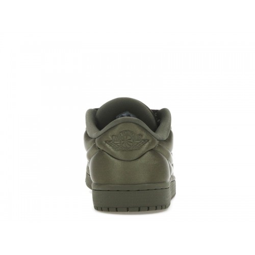 Wmns Air Jordan 1 Low Method of Make Satin Medium Olive - женская сетка размеров