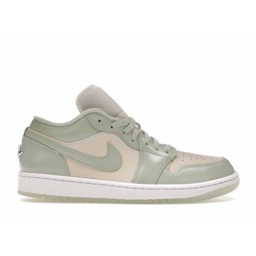 Wmns Air Jordan 1 Low SE Seafoam Sail - женская сетка размеров