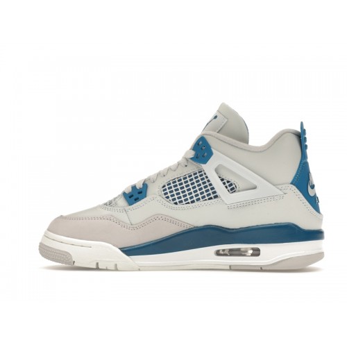 Кроссы Jordan 4 Retro Military Blue (2024) (GS) - подростковая сетка размеров