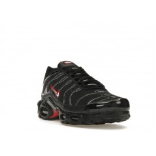 Nike Air Max Plus Black University Red Metallic Silver