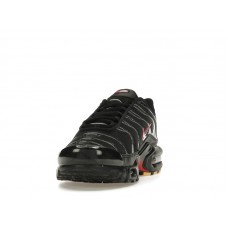 Nike Air Max Plus Black University Red Metallic Silver