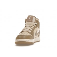Подростковые Jordan 1 Mid Legend Brown (GS)