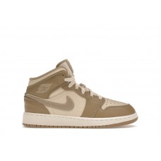 Подростковые Jordan 1 Mid Legend Brown (GS)
