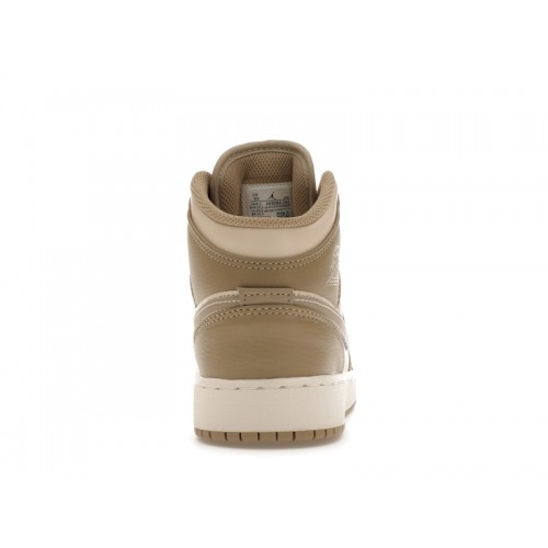 Air Jordan Retro 1 Mid GS Legend Light Brown - подростковая сетка размеров