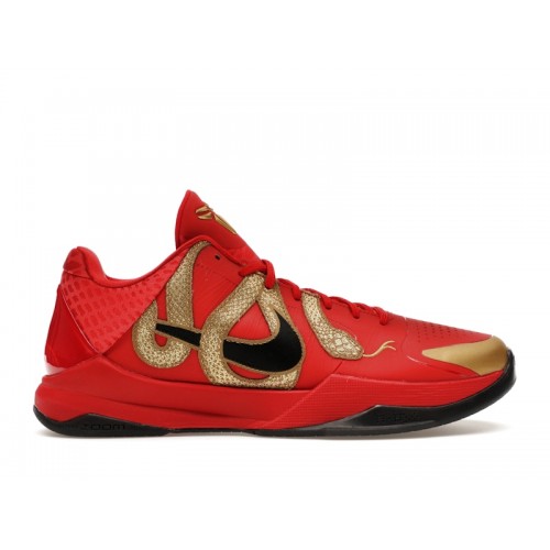 Кроссы Nike Kobe 5 Protro Year of the Mamba University Red - мужская сетка размеров