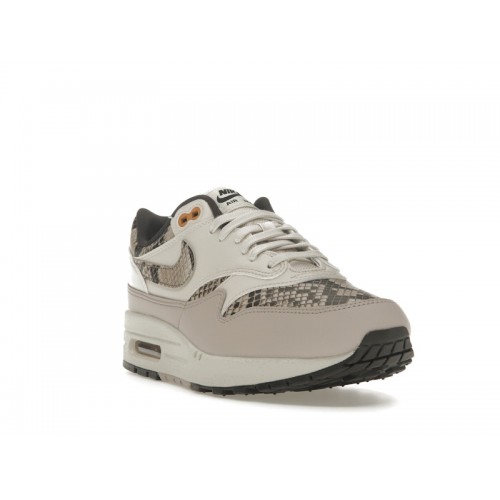 Кроссы Nike Air Max 1 Snakeskin Light Orewood Brown (W) - женская сетка размеров