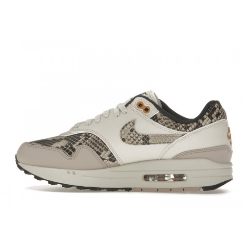 Кроссы Nike Air Max 1 Snakeskin Light Orewood Brown (W) - женская сетка размеров