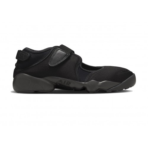 Кроссы Nike Air Rift Triple Black (W) - женская сетка размеров