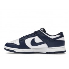 Nike Dunk Low White Midnight Navy