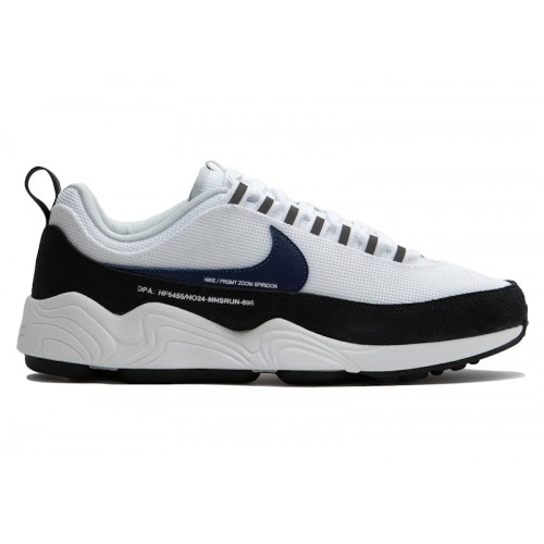 Кроссы Nike Air Zoom Spiridon Fragment Design White Blue Void - мужская сетка размеров