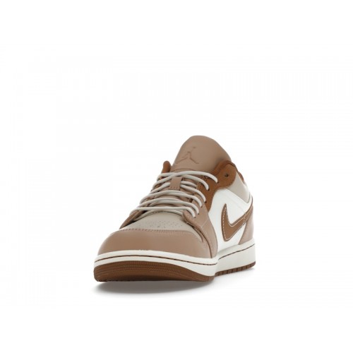 Кроссы Jordan 1 Low SE Hemp Light British Tan - мужская сетка размеров