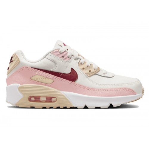 Кроссы Nike Air Max 90 Phantom Echo Pink (GS) - подростковая сетка размеров