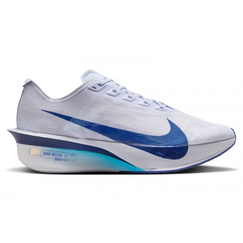 Кроссы Nike ZoomX Vaporfly Next% 4 Ghost Persian Violet Football Grey Blue Void - мужская сетка размеров