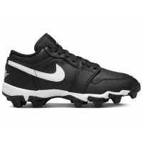 Подростковые Jordan 1 Low Black White (GS)