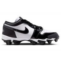 Подростковые Jordan 1 Low Cleat Patent Panda (GS)
