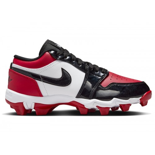 Air Jordan 1 Low Cleat GS Bred Toe - подростковая сетка размеров