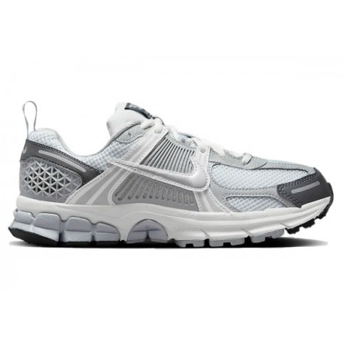 Кроссы Nike Zoom Vomero 5 Pure Platinum Metallic Silver (GS) - подростковая сетка размеров