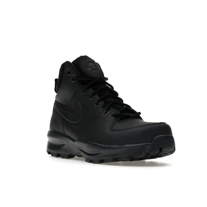 Nike Manoa Leather Triple Black - мужская сетка размеров Nike Manoa Leather Triple Black - мужская сетка размеров