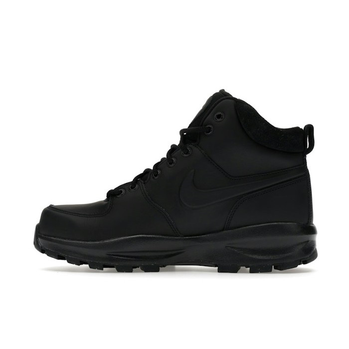 Nike Manoa Leather Triple Black - мужская сетка размеров Nike Manoa Leather Triple Black - мужская сетка размеров
