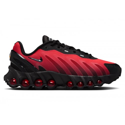 Кроссы Nike Air Max Dn8 Black Bright Crimson (GS) - подростковая сетка размеров