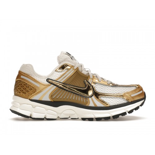 Кроссы Nike Zoom Vomero 5 Metallic Gold (W) - женская сетка размеров